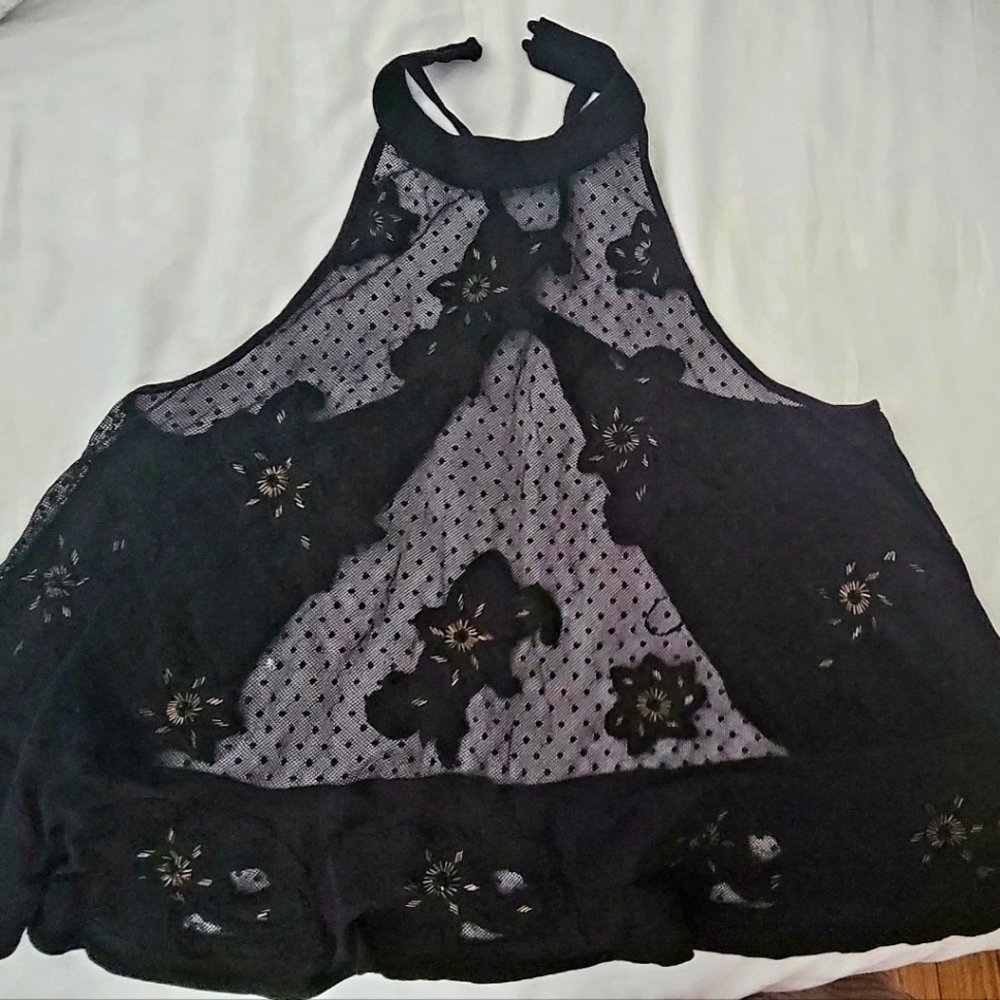 Backless Free people black top